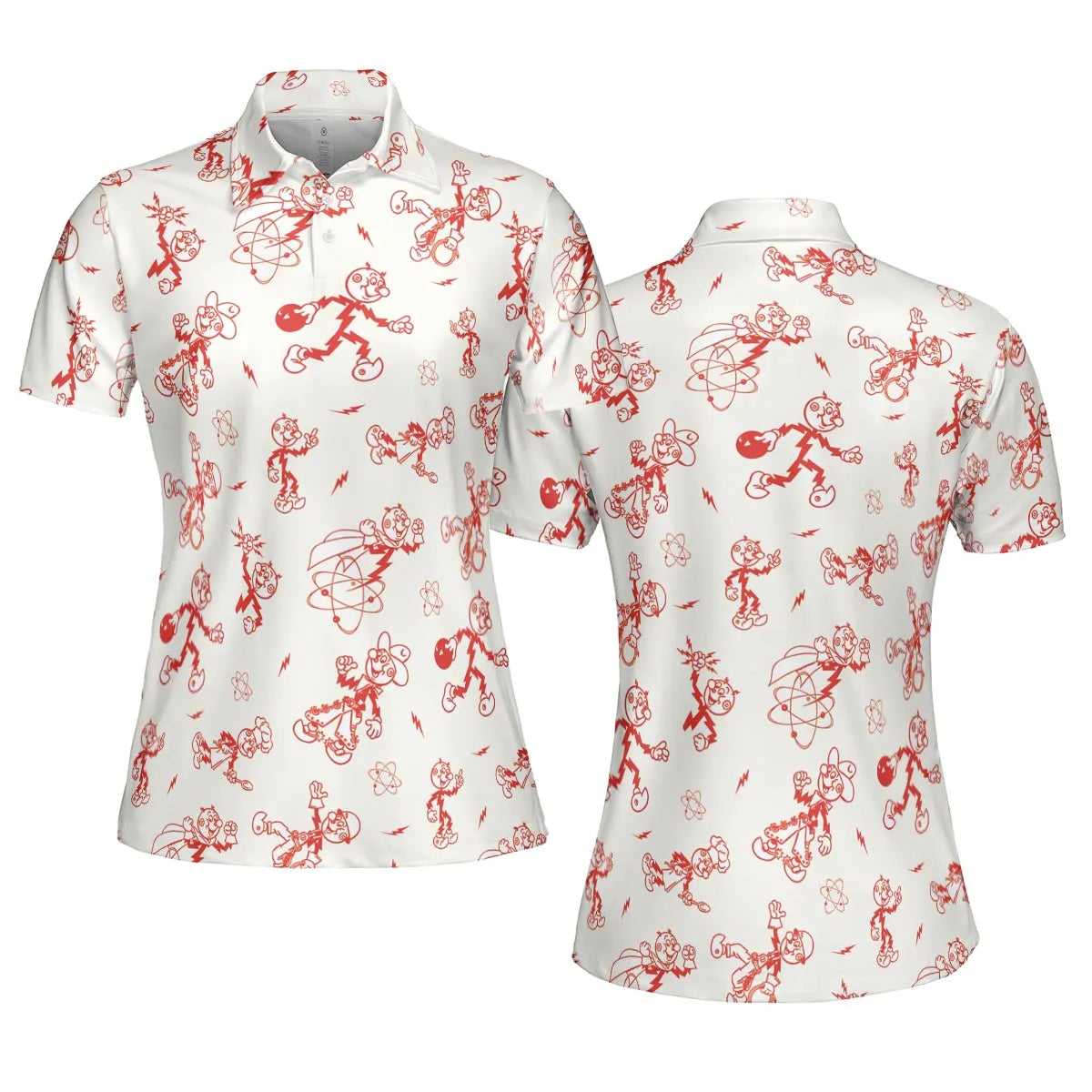 AOP Men/Women Polo Shirt - 3SYPQB9V