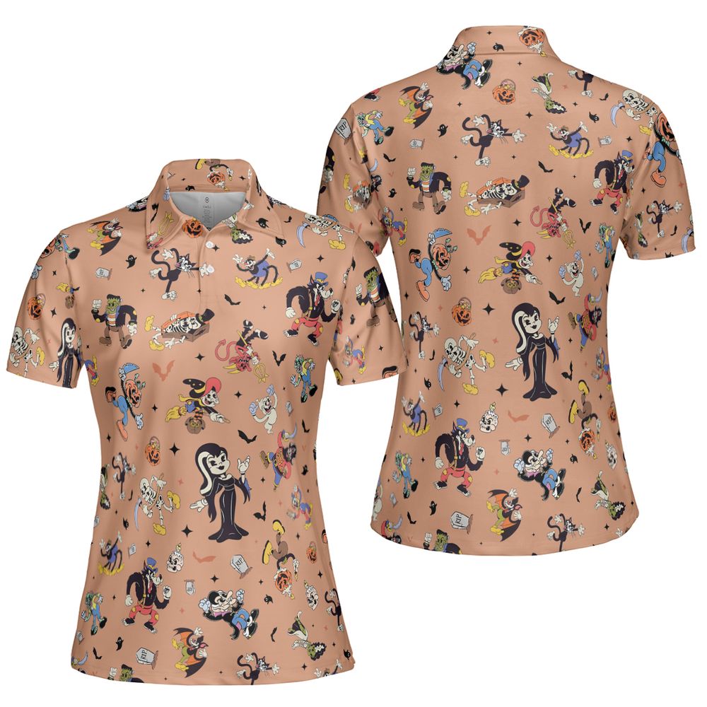 AOP Men/Women Polo Shirt - 9GRNWXYN -  - 5