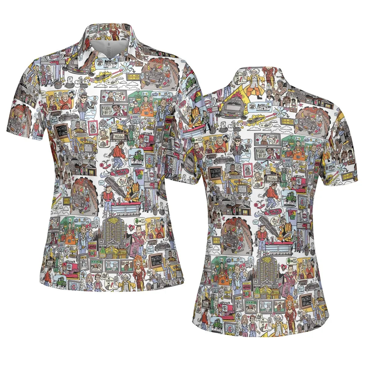 AOP Men/Women Polo Shirt - LQ69P117