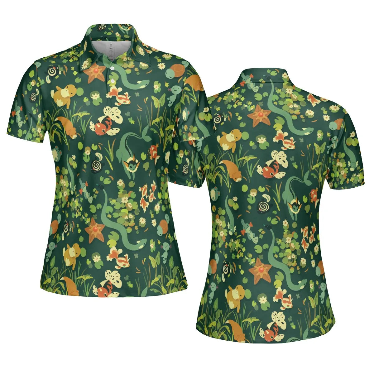 AOP Men/Women Polo Shirt - W3U8BRDD