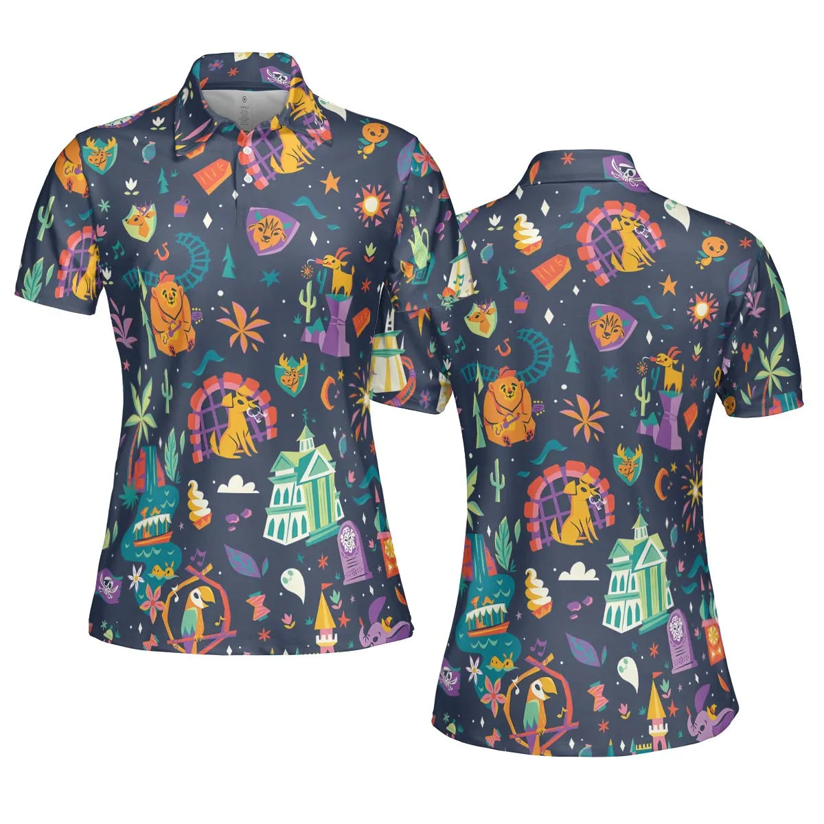 AOP Men/Women Polo Shirt - 2EP4EAWU