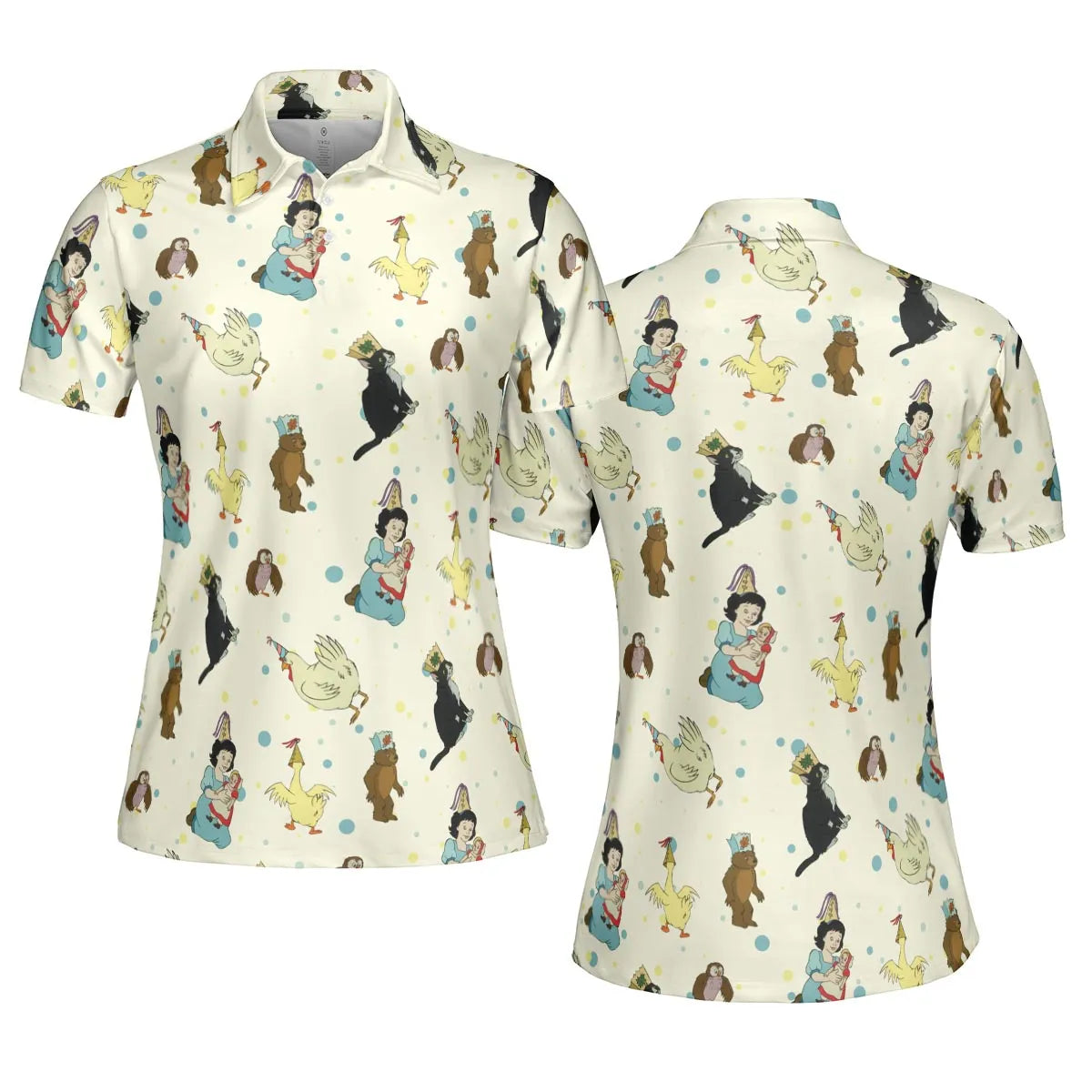 AOP Men/Women Polo Shirt - LW6UFAC4