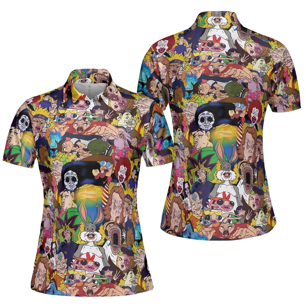 AOP Men/Women Polo Shirt - 3RA3XLVL -  - 5