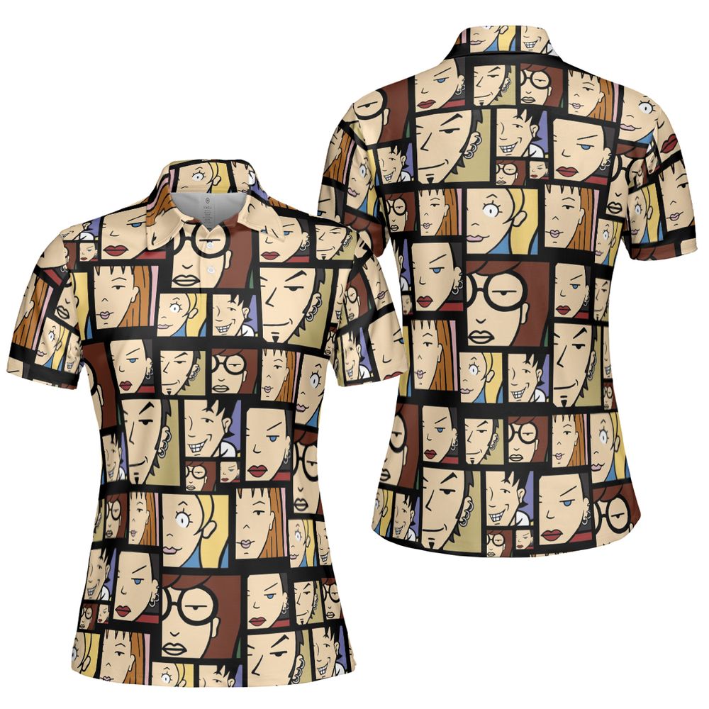 AOP Men/Women Polo Shirt - BG82Y7LC -  - 5