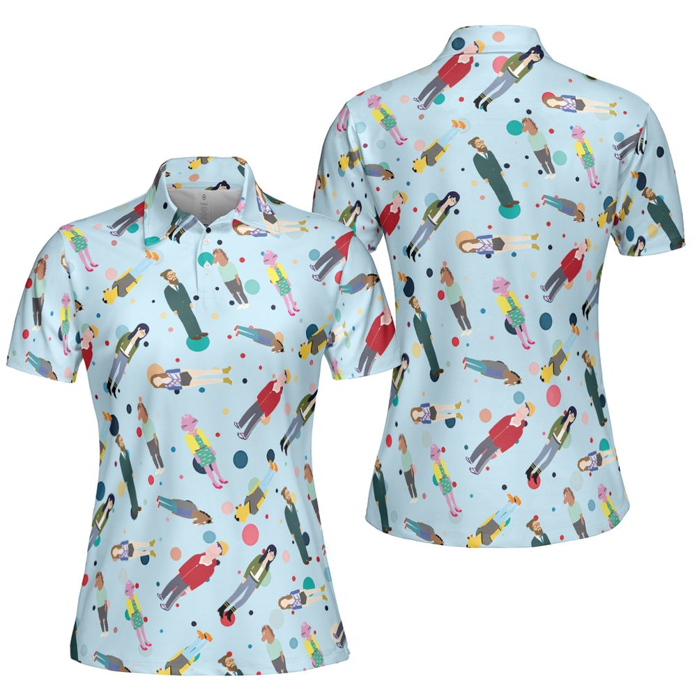 AOP Men/Women Polo Shirt - ASSCUXGR -  - 5