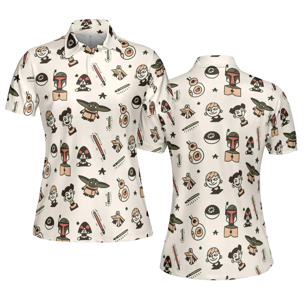 AOP Men/Women Polo Shirt - H95GH284