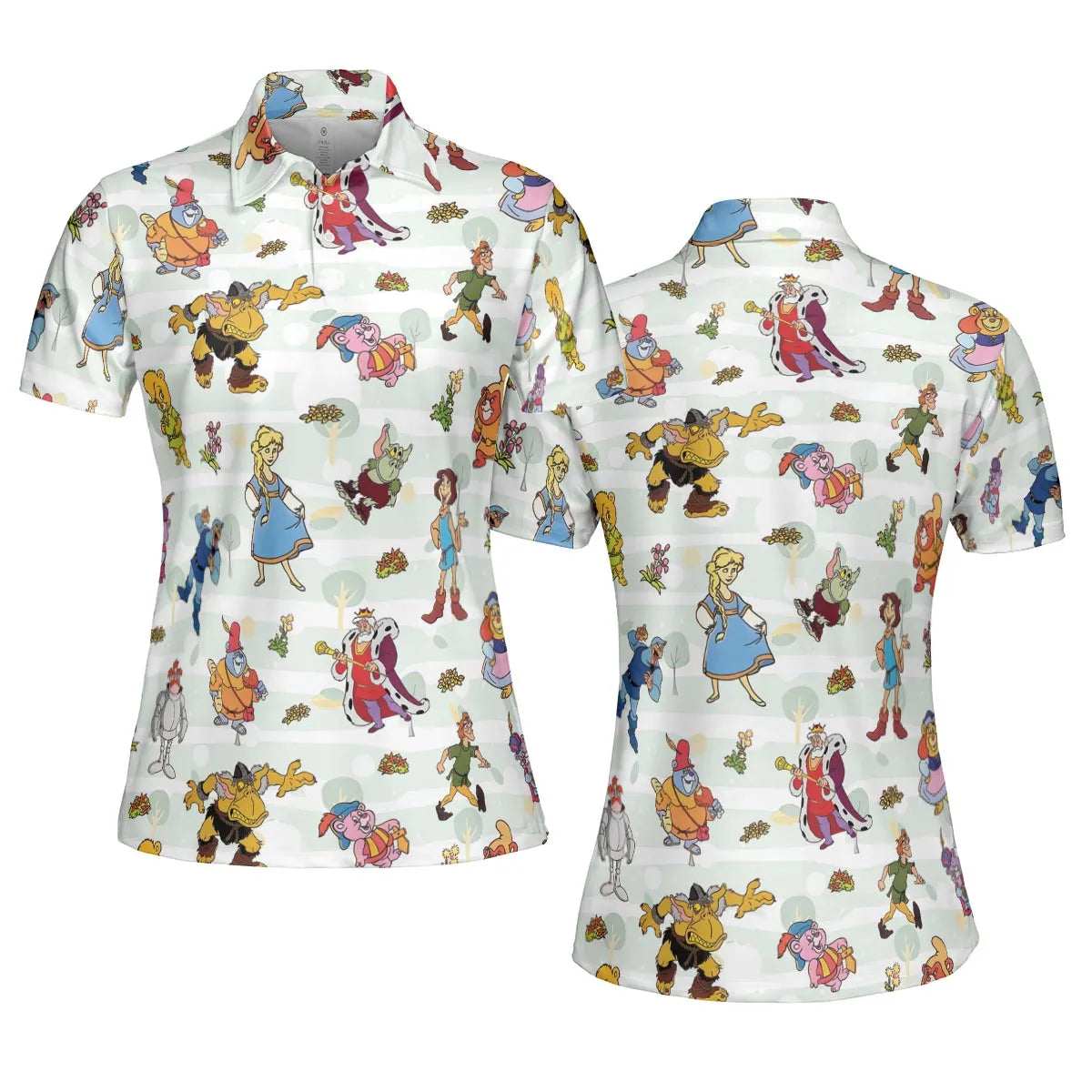 AOP Men/Women Polo Shirt - WBV1WGST