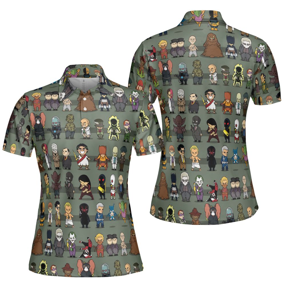 AOP Men/Women Polo Shirt - URNBA1NX -  - 5