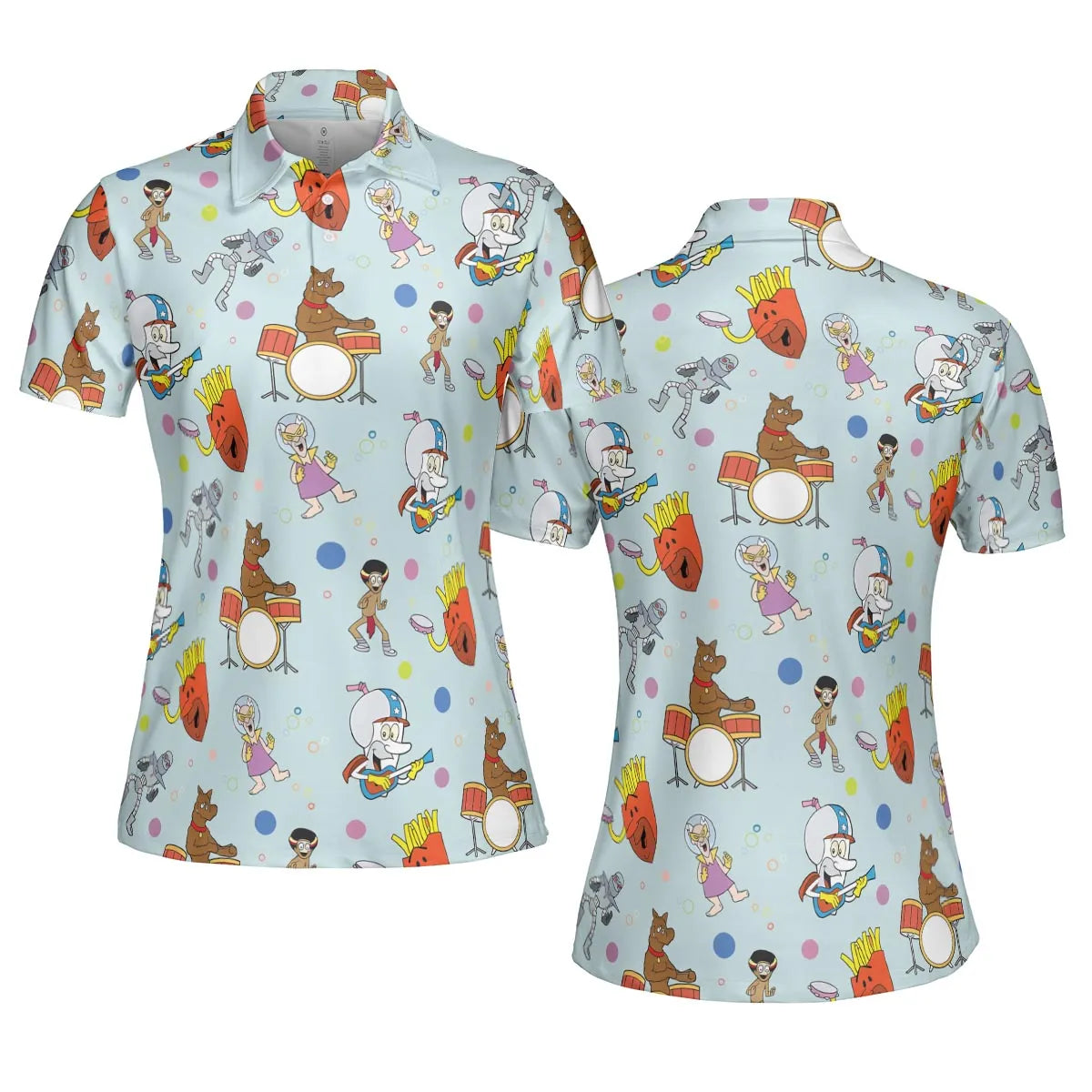 AOP Men/Women Polo Shirt - V5LDX6TW