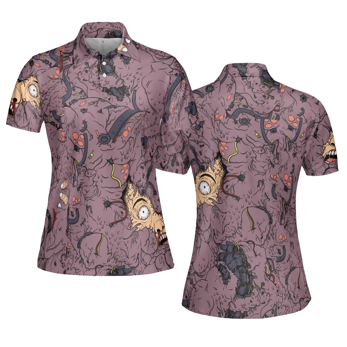 AOP Men/Women Polo Shirt - SXZGQXHU