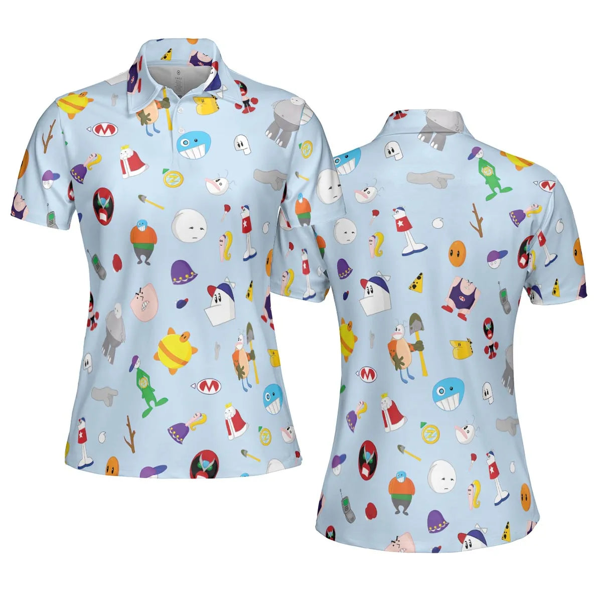 AOP Men/Women Polo Shirt - NFC729PP