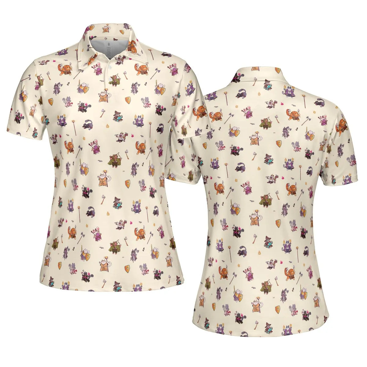 AOP Men/Women Polo Shirt - WH8GAD7P