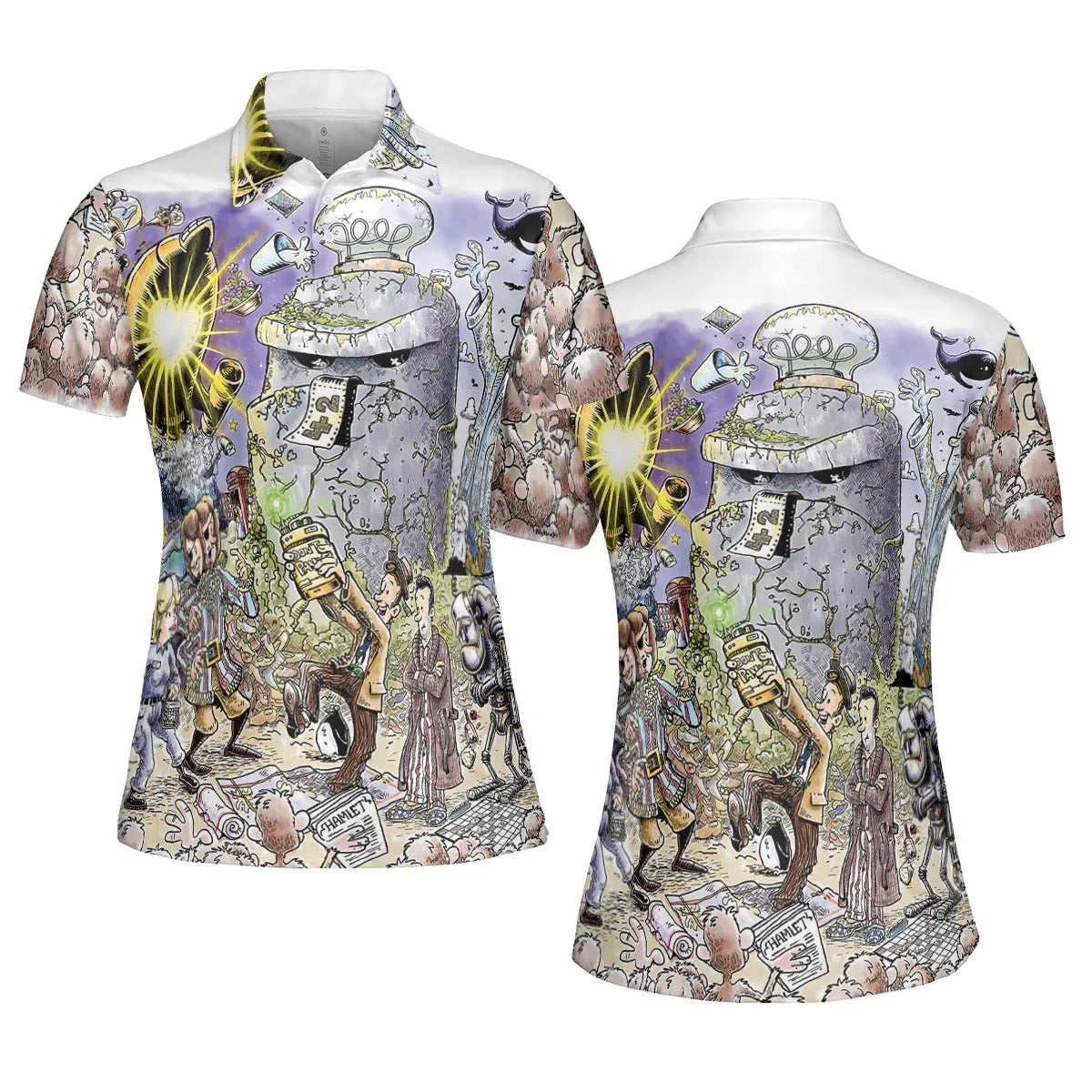 AOP Men/Women Polo Shirt - RTBNJB6T