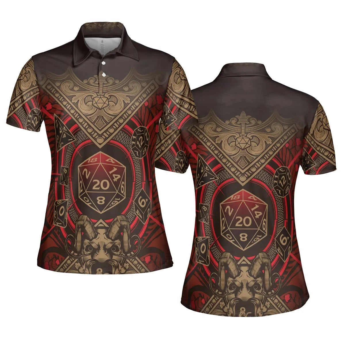 AOP Men/Women Polo Shirt - X4WJ6X4J