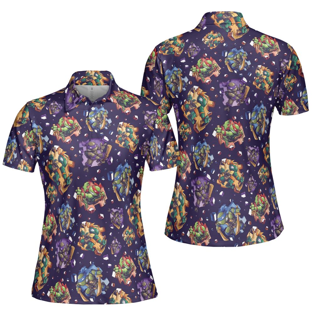 AOP Men/Women Polo Shirt -  - 5