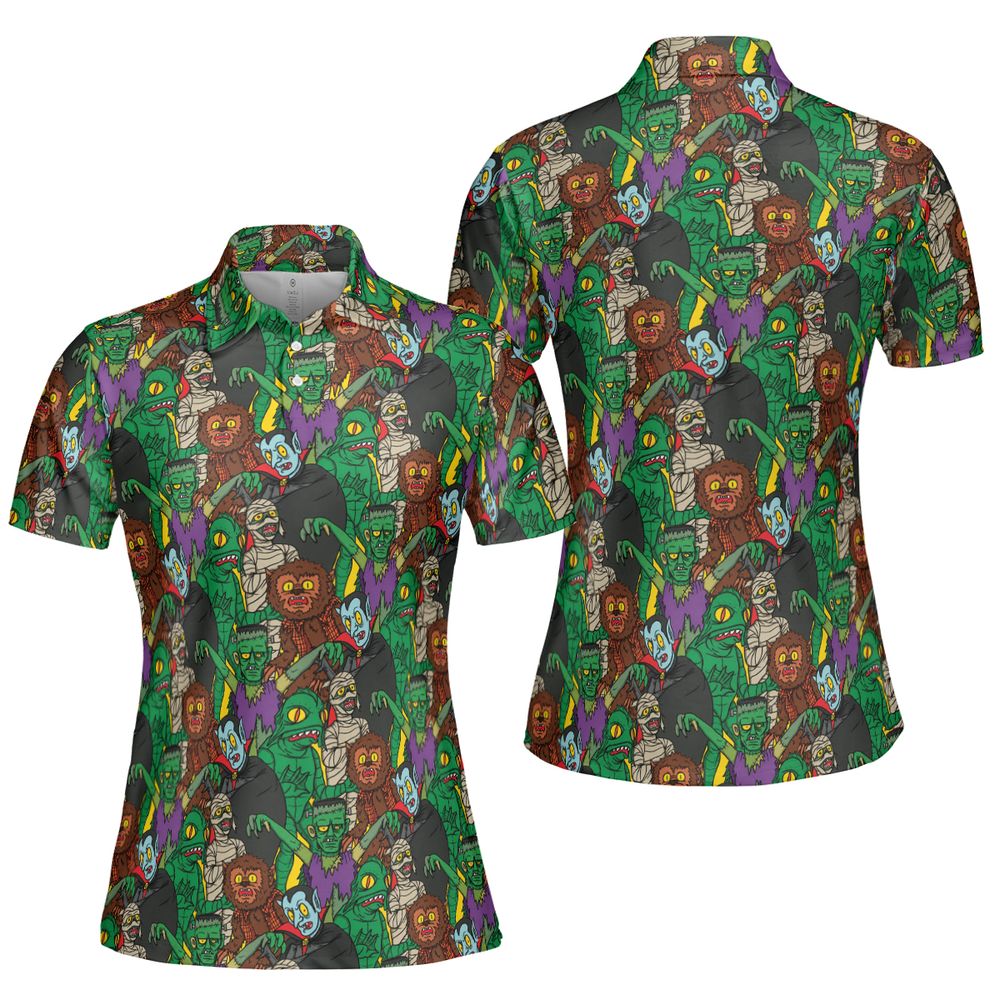 AOP Men/Women Polo Shirt - Z79H52Q6 -  - 5