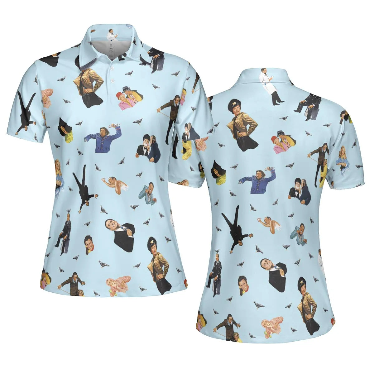 AOP Men/Women Polo Shirt - KD7NZGBR