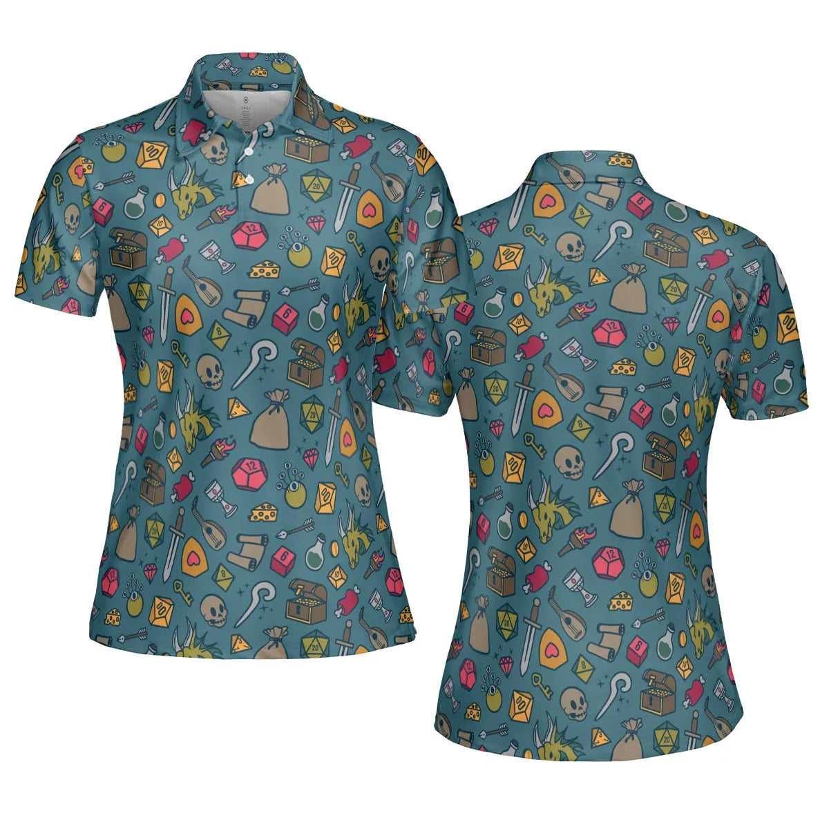 AOP Men/Women Polo Shirt - Y2JRNMD1
