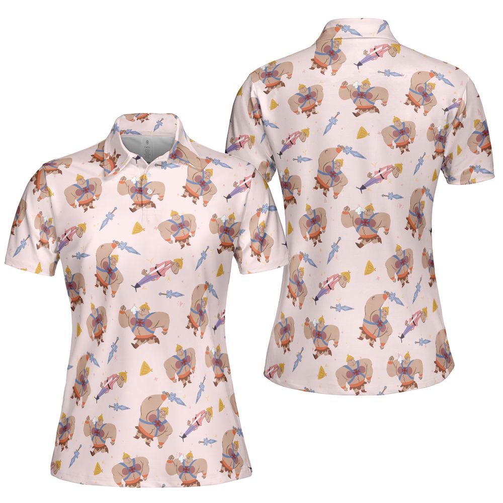 AOP Men/Women Polo Shirt - Q76SQCRM -  - 5
