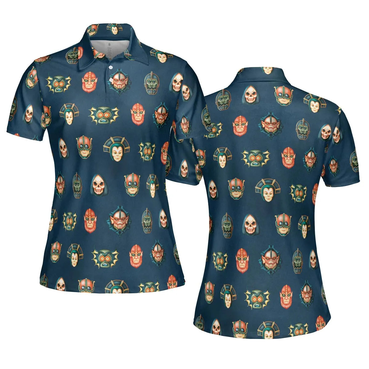 AOP Men/Women Polo Shirt - ER65ZNHS
