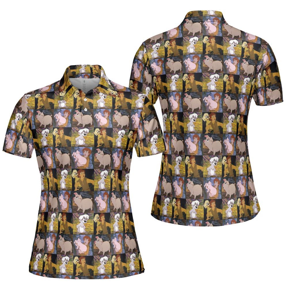 AOP Men/Women Polo Shirt - 4P58C24T -  - 5