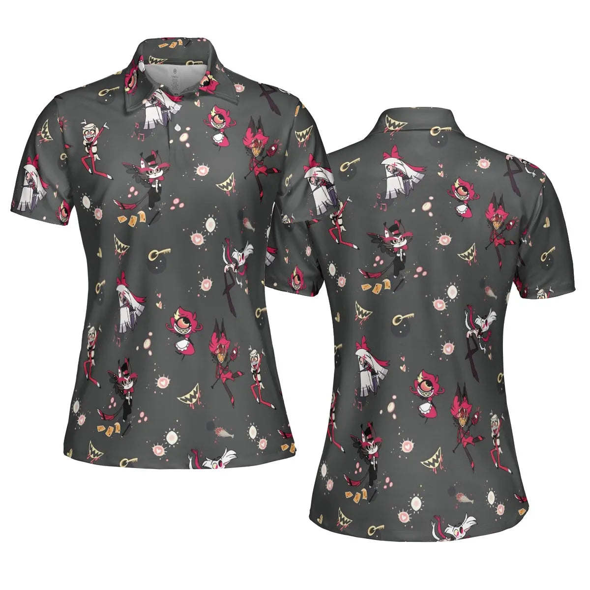 AOP Men/Women Polo Shirt - Q7Y8JR7L
