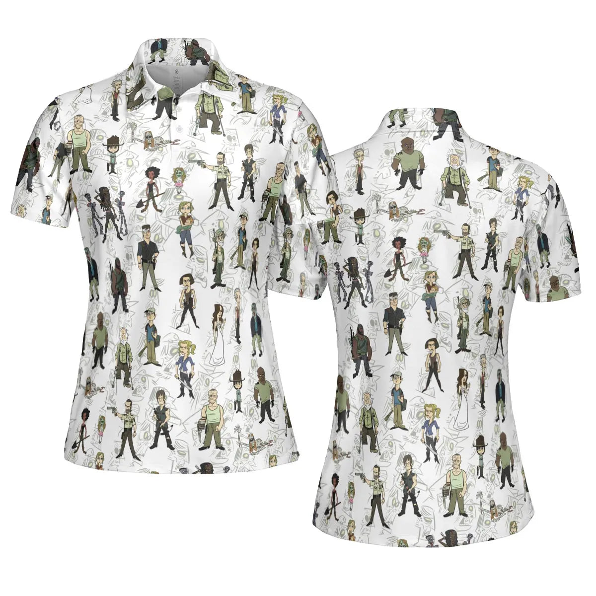 AOP Men/Women Polo Shirt - VPM31QNU