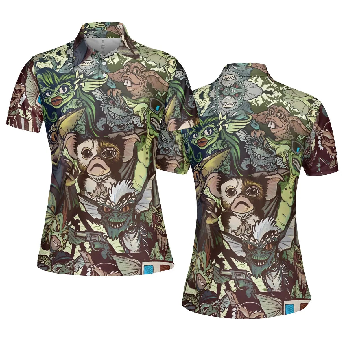 AOP Men/Women Polo Shirt - 4EQZ7PBC