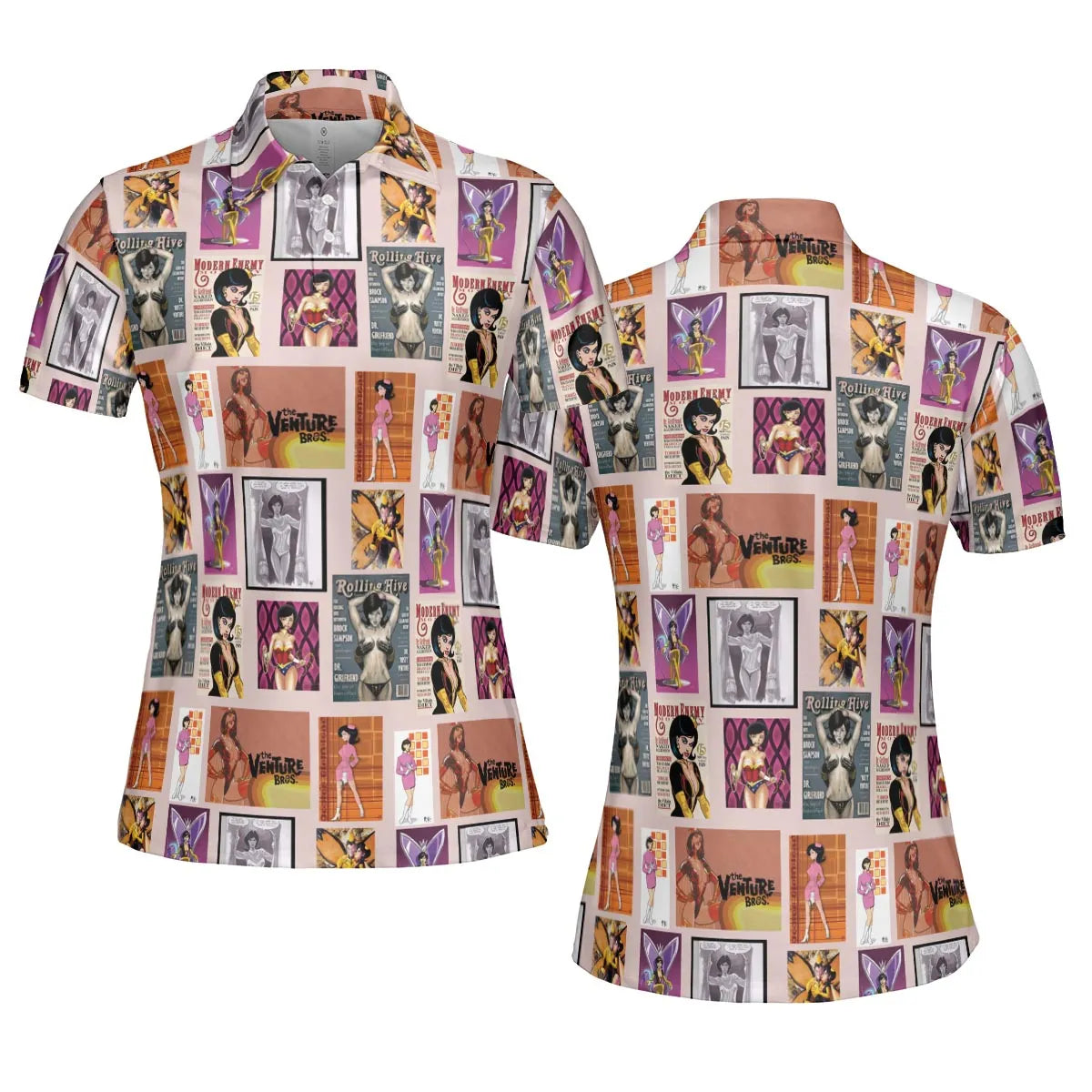 AOP Men/Women Polo Shirt - GFQDHLLP