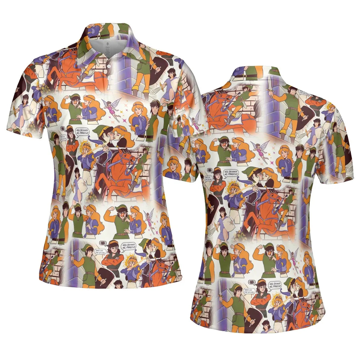 AOP Men/Women Polo Shirt - VLUHV5NV