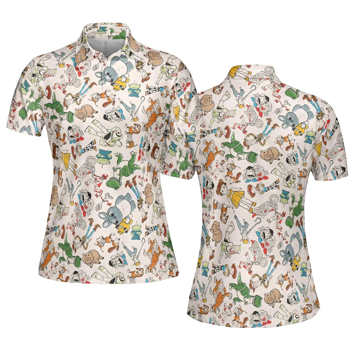 AOP Men/Women Polo Shirt - M9CHRWJS