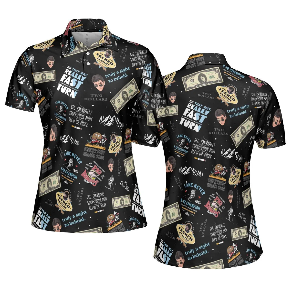 AOP Men/Women Polo Shirt - E8F1ZBZV
