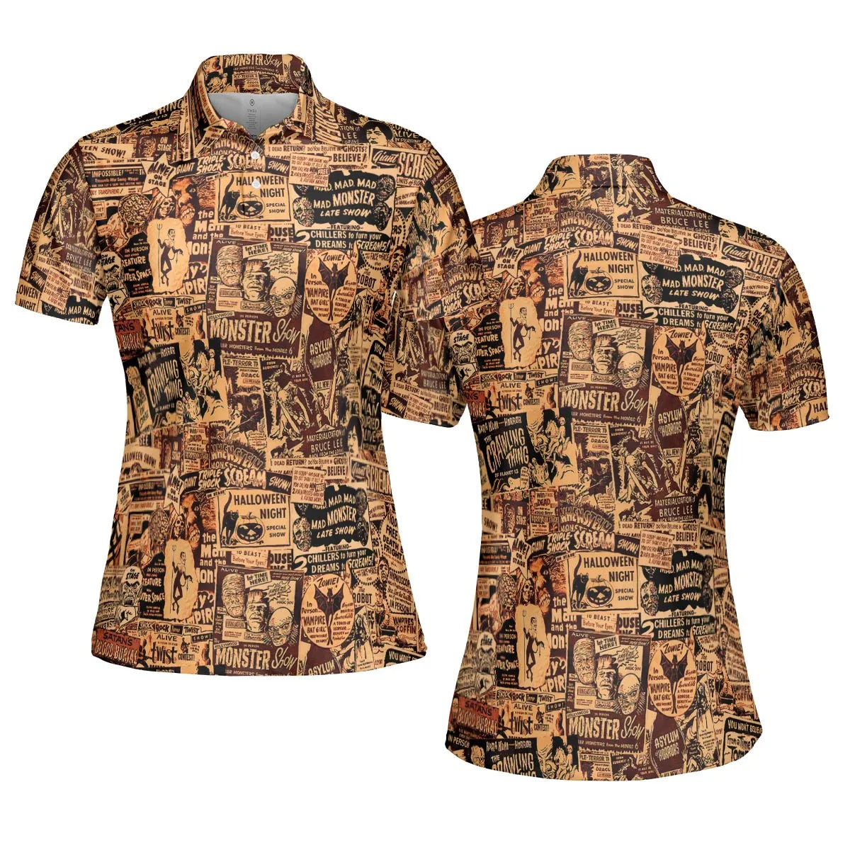 AOP Men/Women Polo Shirt - AEMUV8WQ