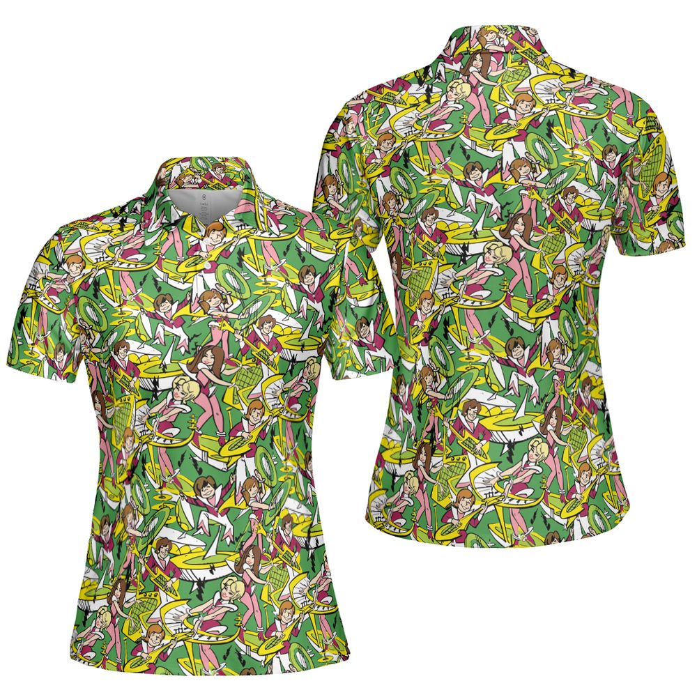 AOP Men/Women Polo Shirt - QPNUEA5R -  - 5