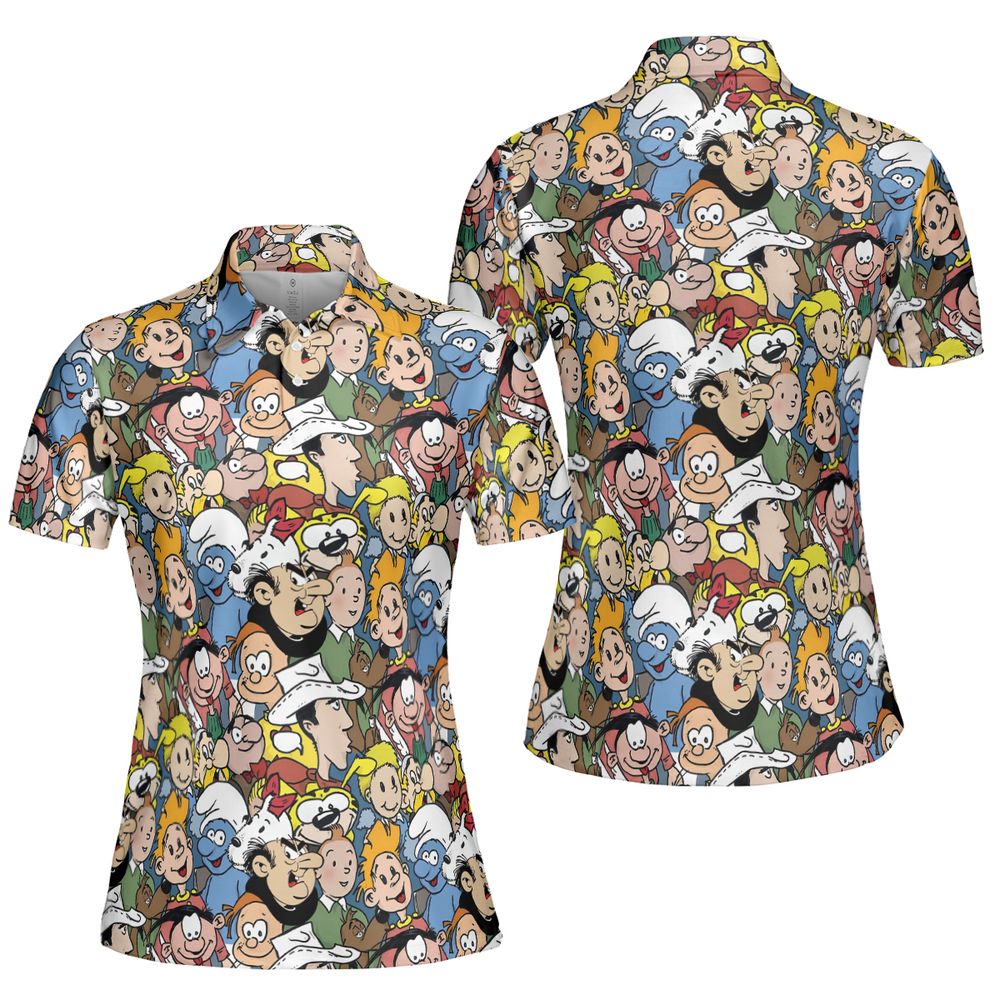 AOP Men/Women Polo Shirt - TSCQRBXE -  - 5