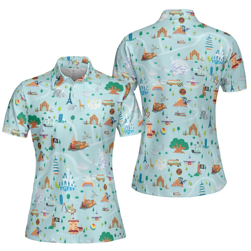 AOP Men/Women Polo Shirt - 36W3CTYA -  - 5