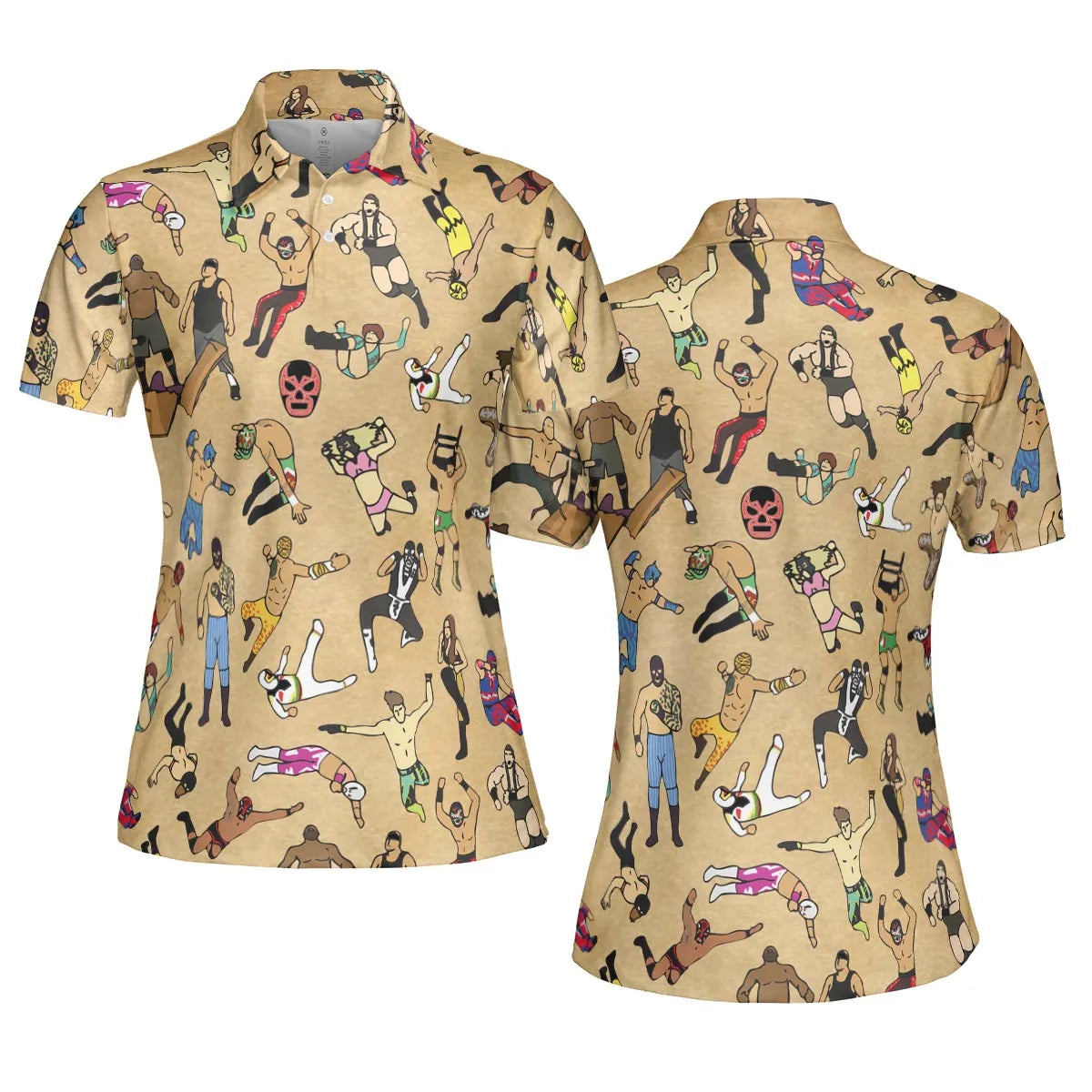 AOP Men/Women Polo Shirt - B8LNNLUC