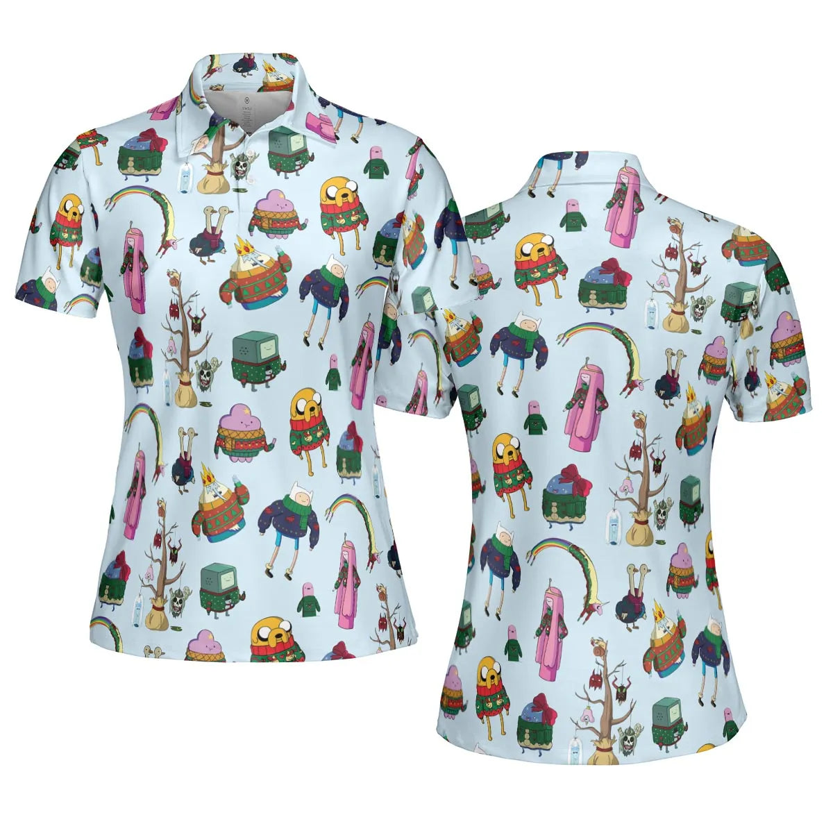 AOP Men/Women Polo Shirt - P8VTELMP