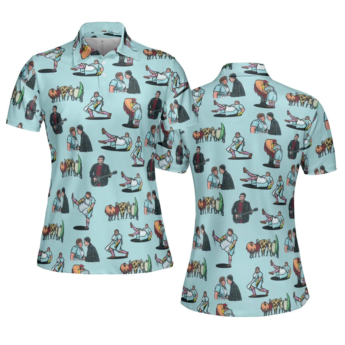AOP Men/Women Polo Shirt - BADKTHXB