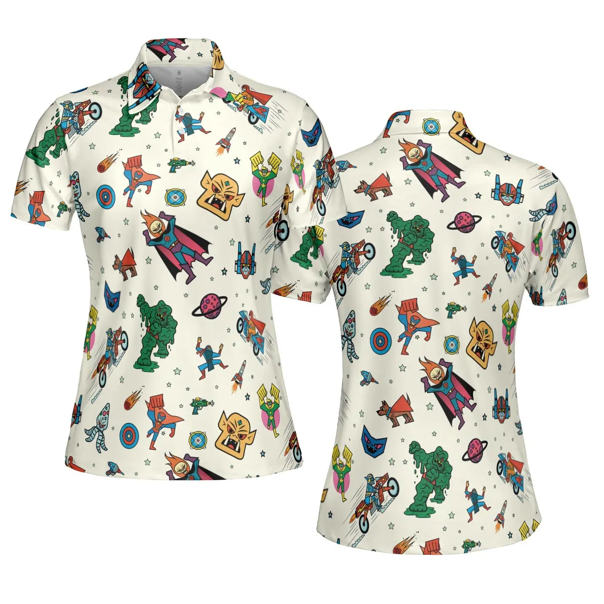 AOP Men/Women Polo Shirt - XQQVVRJ5