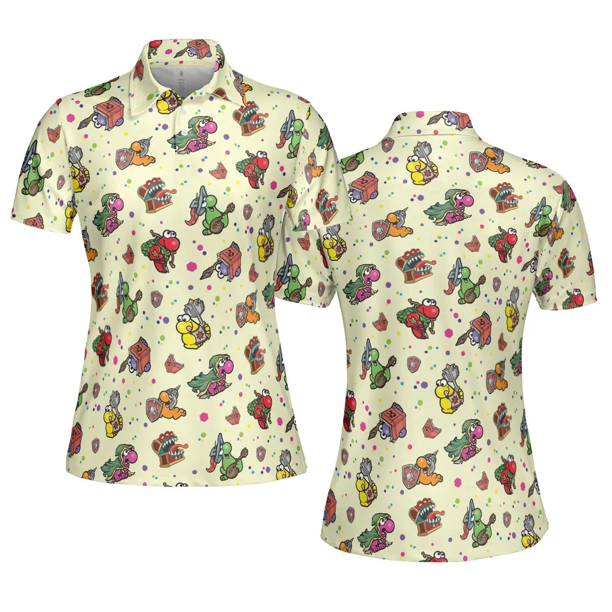 AOP Men/Women Polo Shirt - BZ3L6D2Y