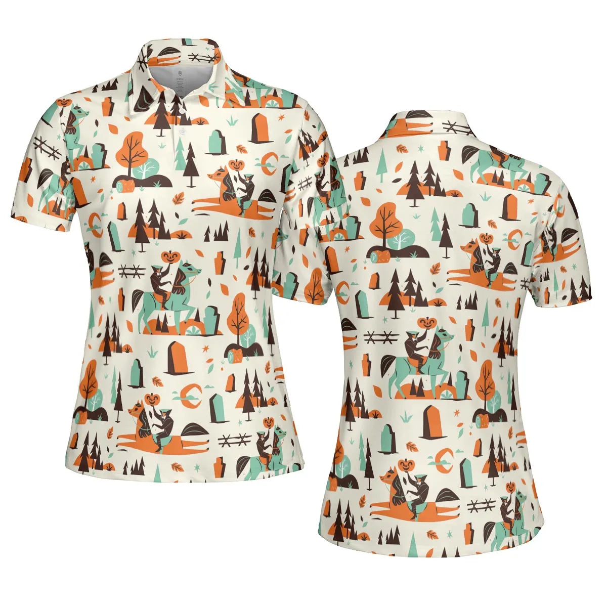 AOP Men/Women Polo Shirt - WXD4YZXK