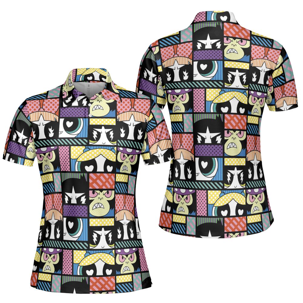AOP Men/Women Polo Shirt - XH1SU5XP -  - 5