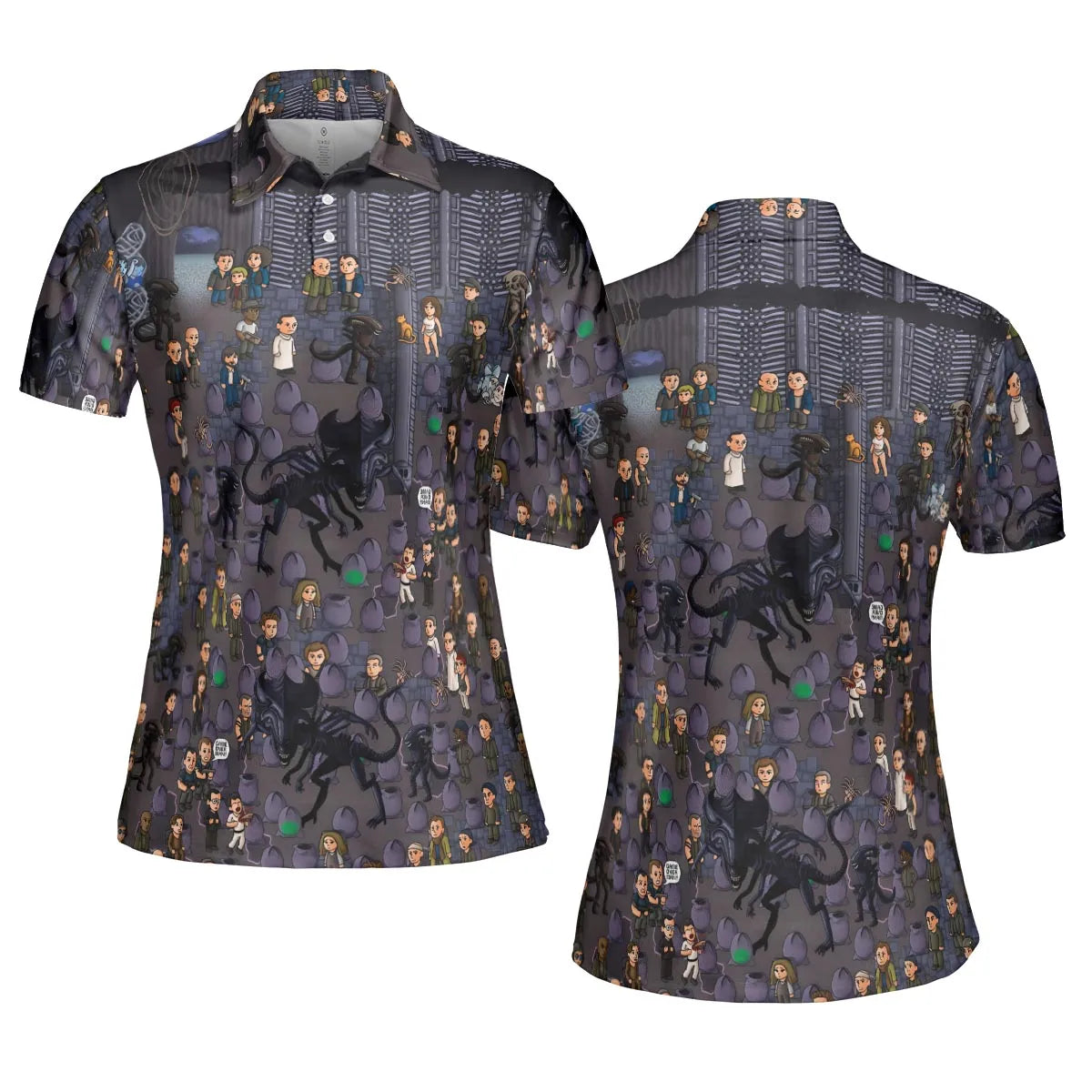 AOP Men/Women Polo Shirt - UNARCN3B