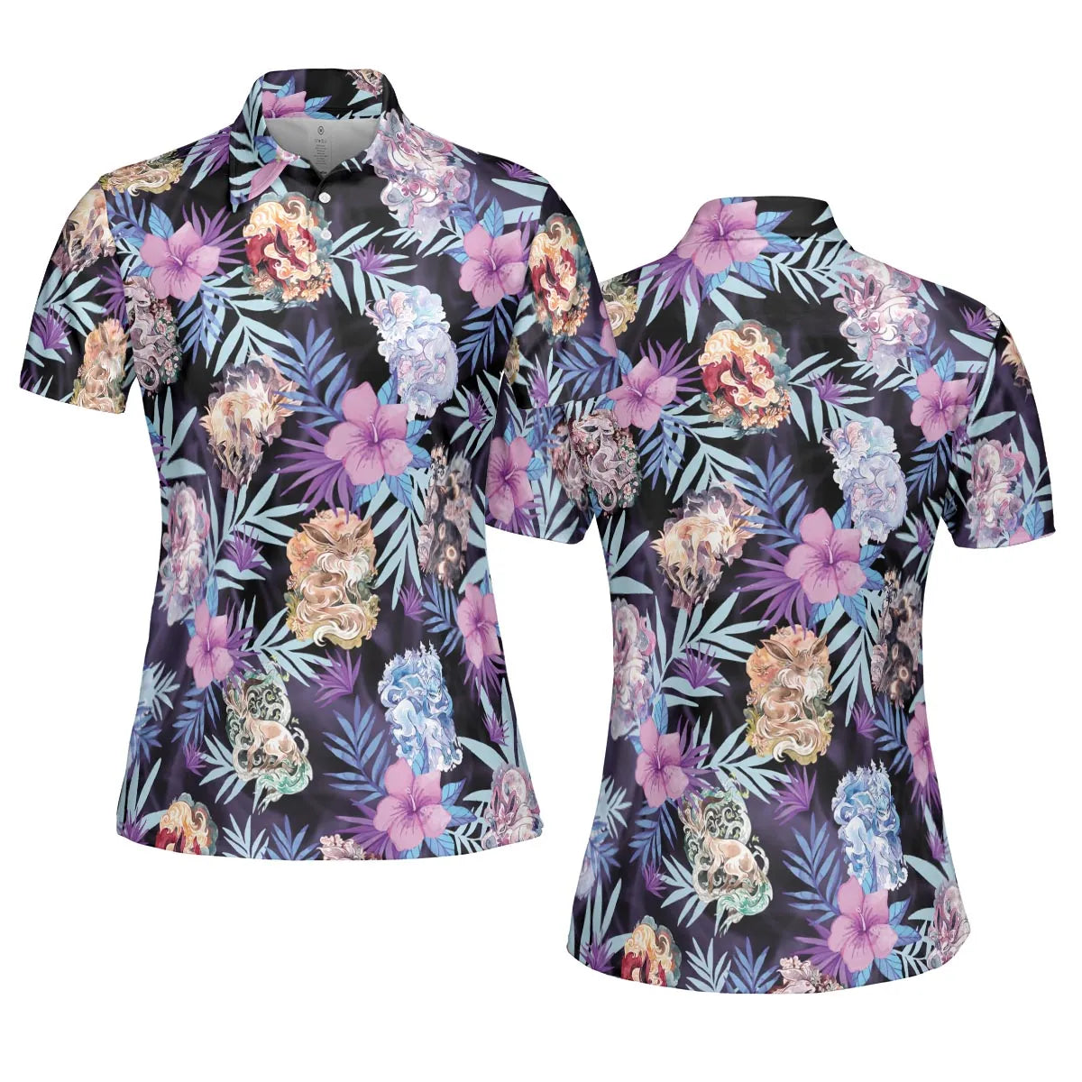 AOP Men/Women Polo Shirt - L1B8QQG5