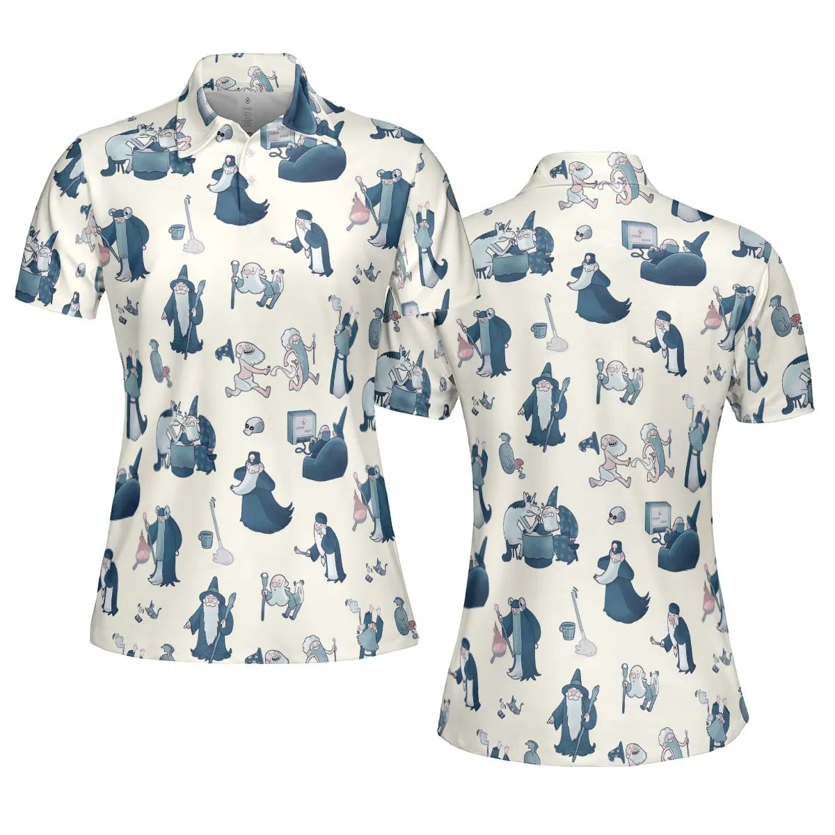 AOP Men/Women Polo Shirt - ES8LBPJD