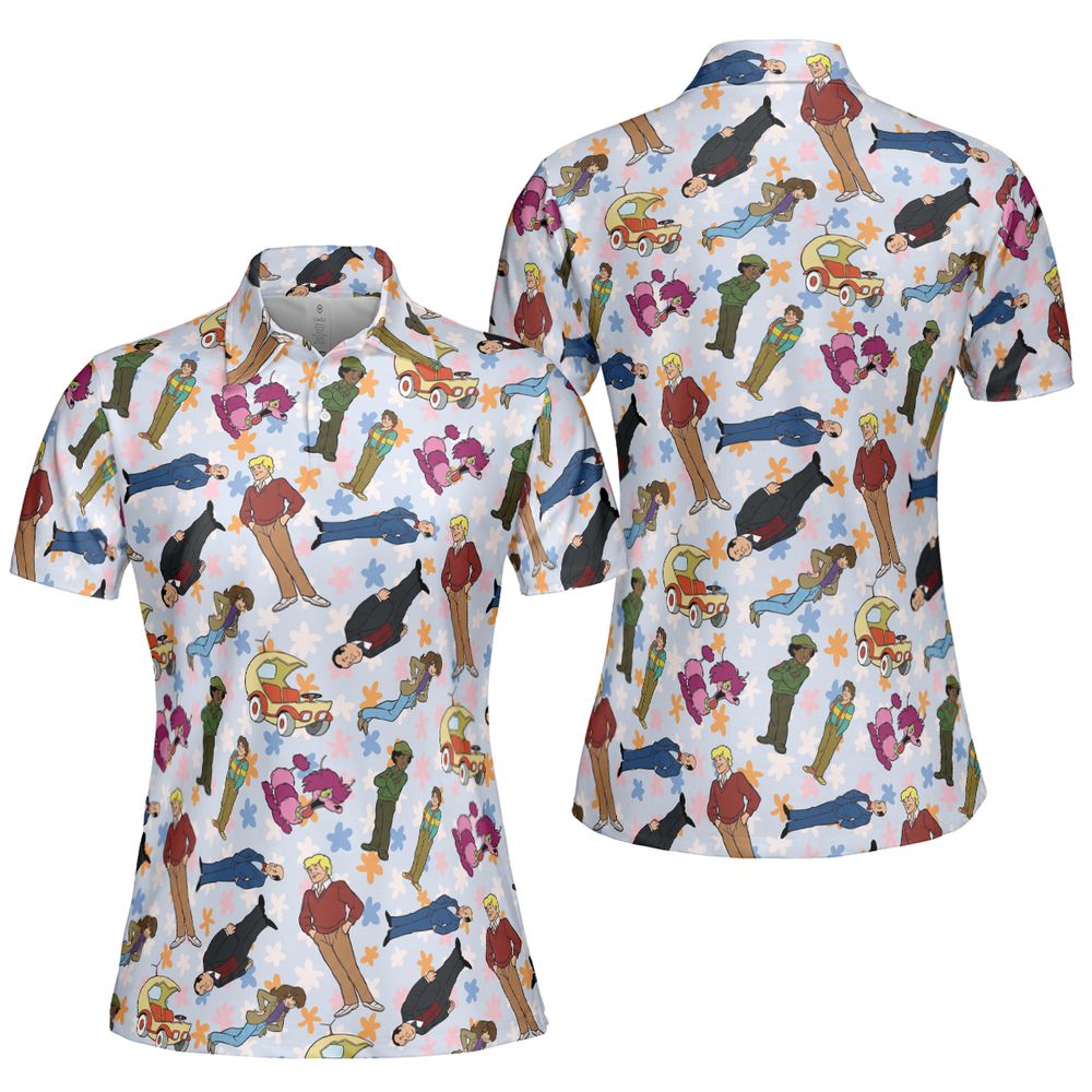 AOP Men/Women Polo Shirt - PRV6WBHZ -  - 5