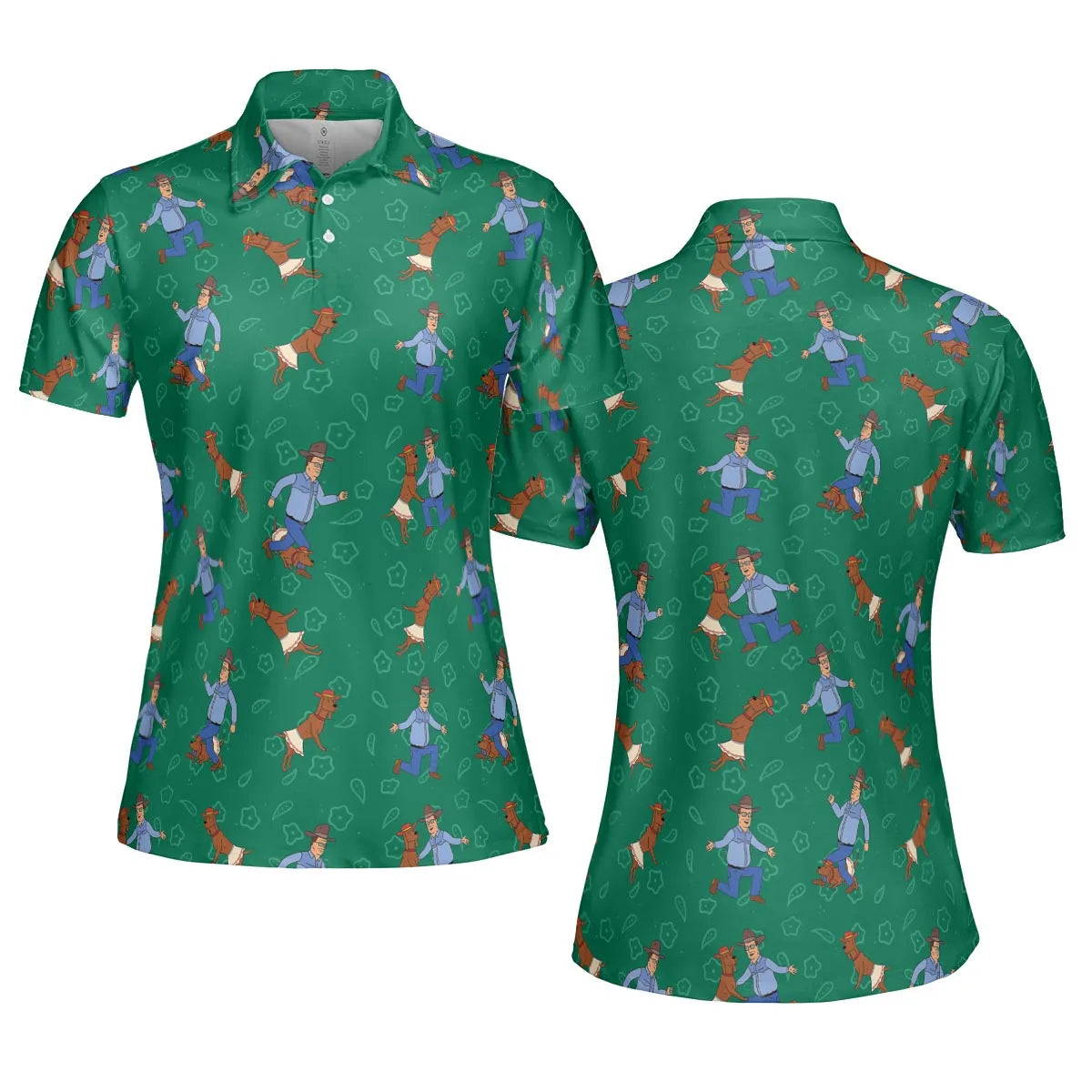 AOP Men/Women Polo Shirt - 88144Q63