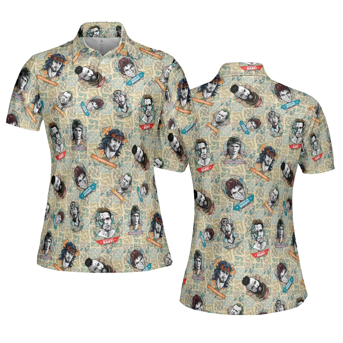 AOP Men/Women Polo Shirt - 1C6F68EY