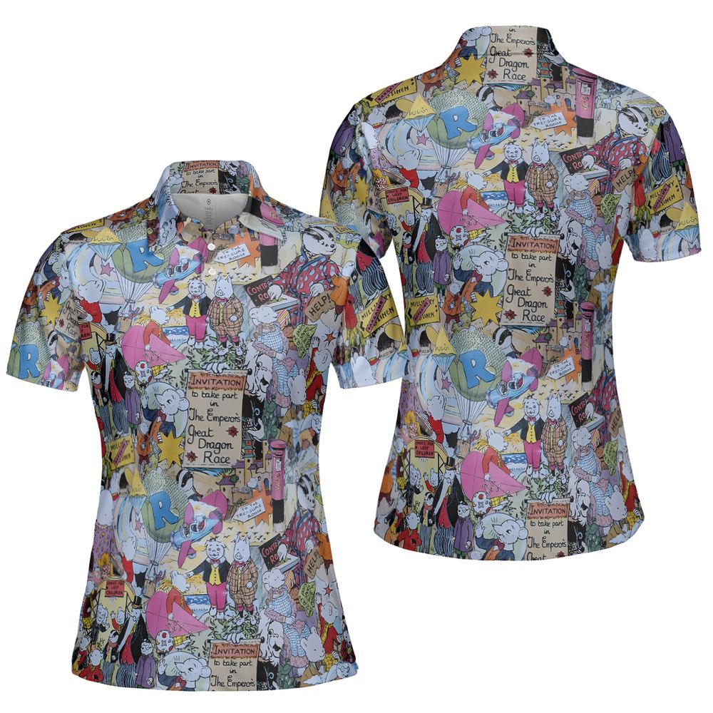 AOP Men/Women Polo Shirt - 4HBYXVMX -  - 5